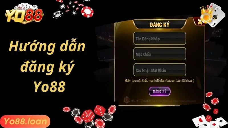 Thao tác đăng ký YO88 cụ thể từng bước