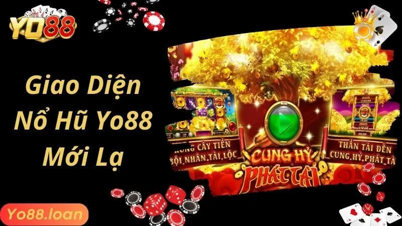 Nổ hũ Yo88 sở hữu giao diện trò chơi mới lạ và độc đáo